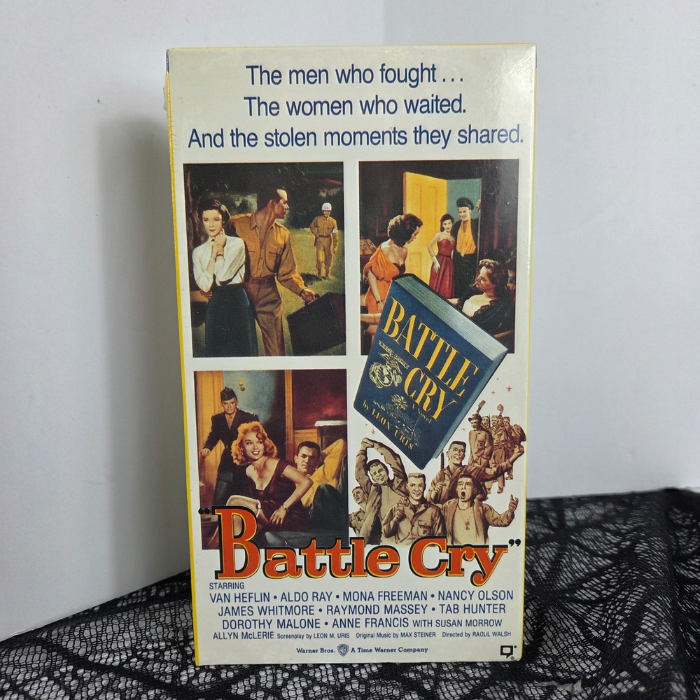 Battle Cry VHS 1955 Movie Van Heflin Aldo Ray Warner Home Video Sealed 11153